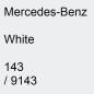 Preview: Mercedes-Benz, White, 143 / 9143.